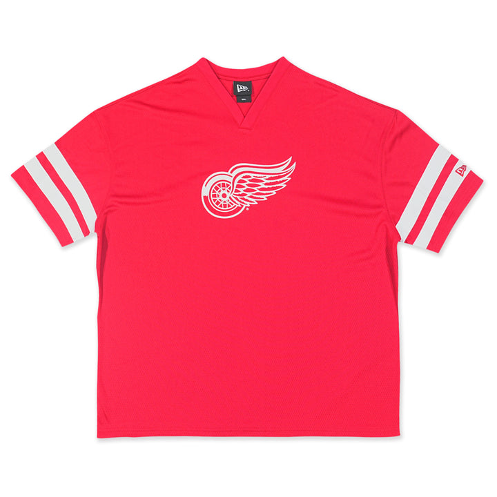 Detroit Red Wings Jersey Pack Scarlet Oversized Short Sleeve T-Shirt