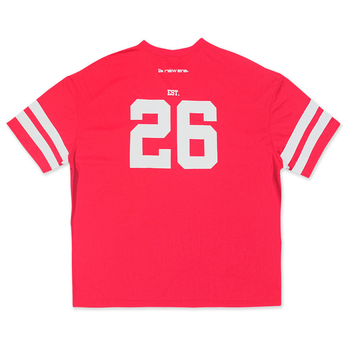 Detroit Red Wings Jersey Pack Scarlet Oversized Short Sleeve T-Shirt