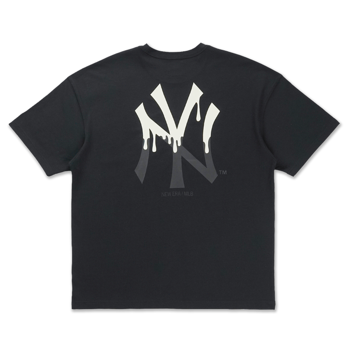 New York Yankees Glow in the Dark Black Oversized Short Sleeve T-Shirt