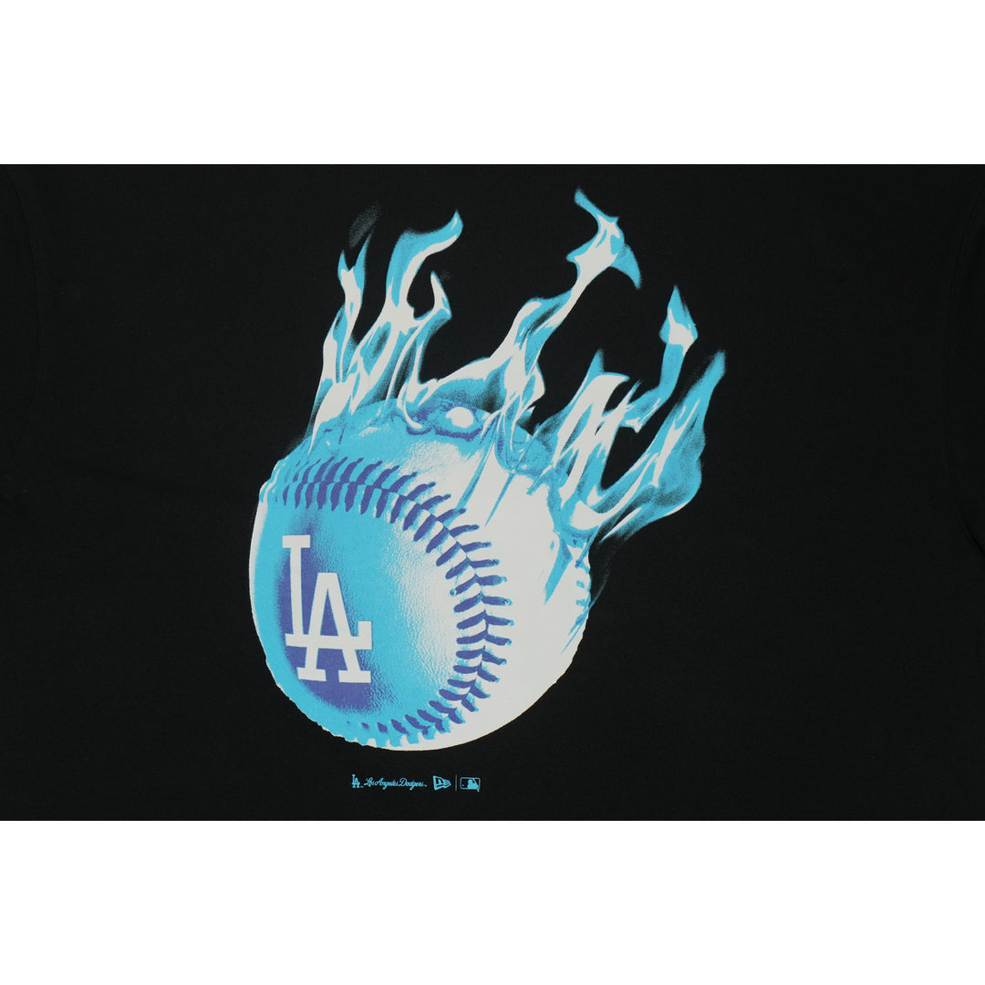 Los Angeles Dodgers Assorted Graphic Black Oversized Short Sleeve T-Shirt
