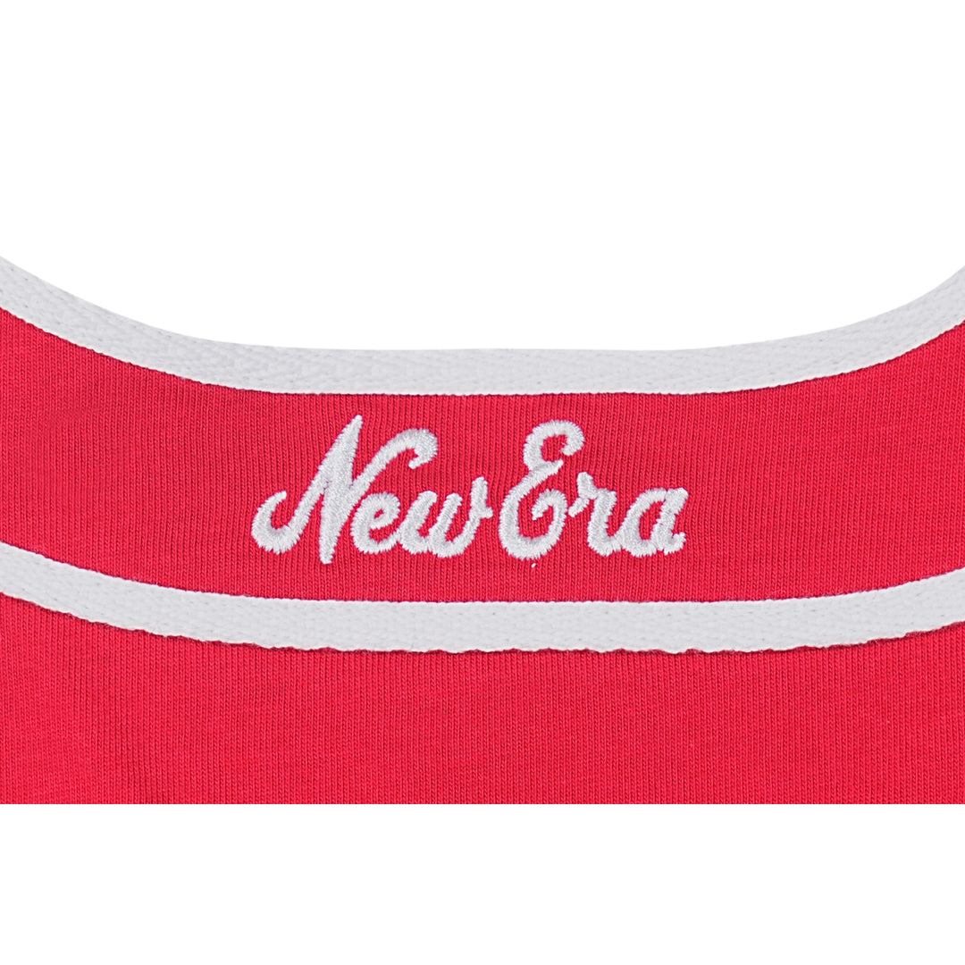New Era New York Scarlet Short Sleeve Baseball Jersey