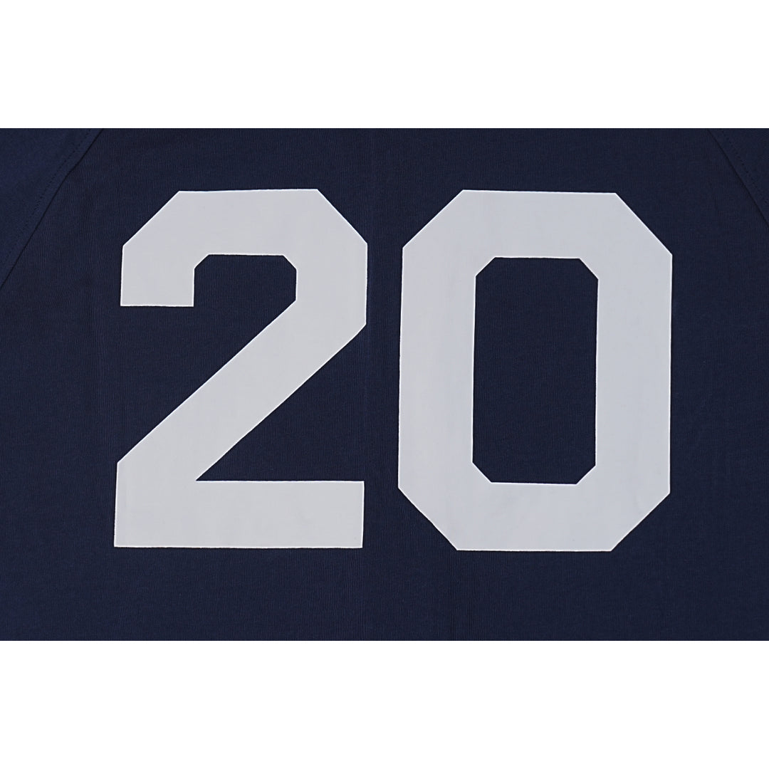 New Era New York Navy Short Sleeve Baseball Jersey