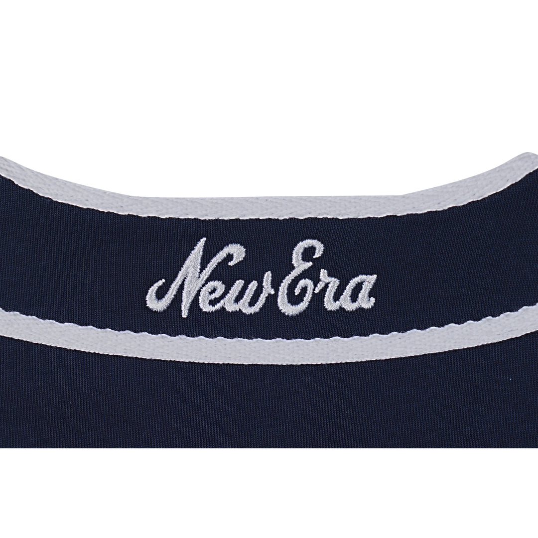 New Era New York Navy Short Sleeve Baseball Jersey