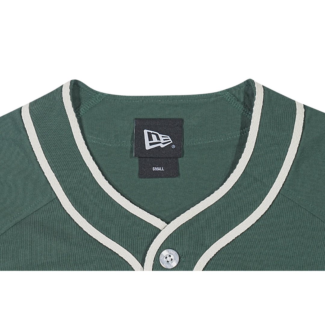 New Era New York Cilantro Green Short Sleeve Baseball Jersey