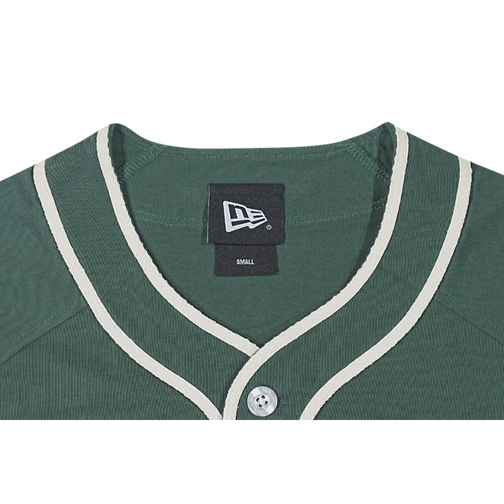 New Era New York Cilantro Green Short Sleeve Baseball Jersey