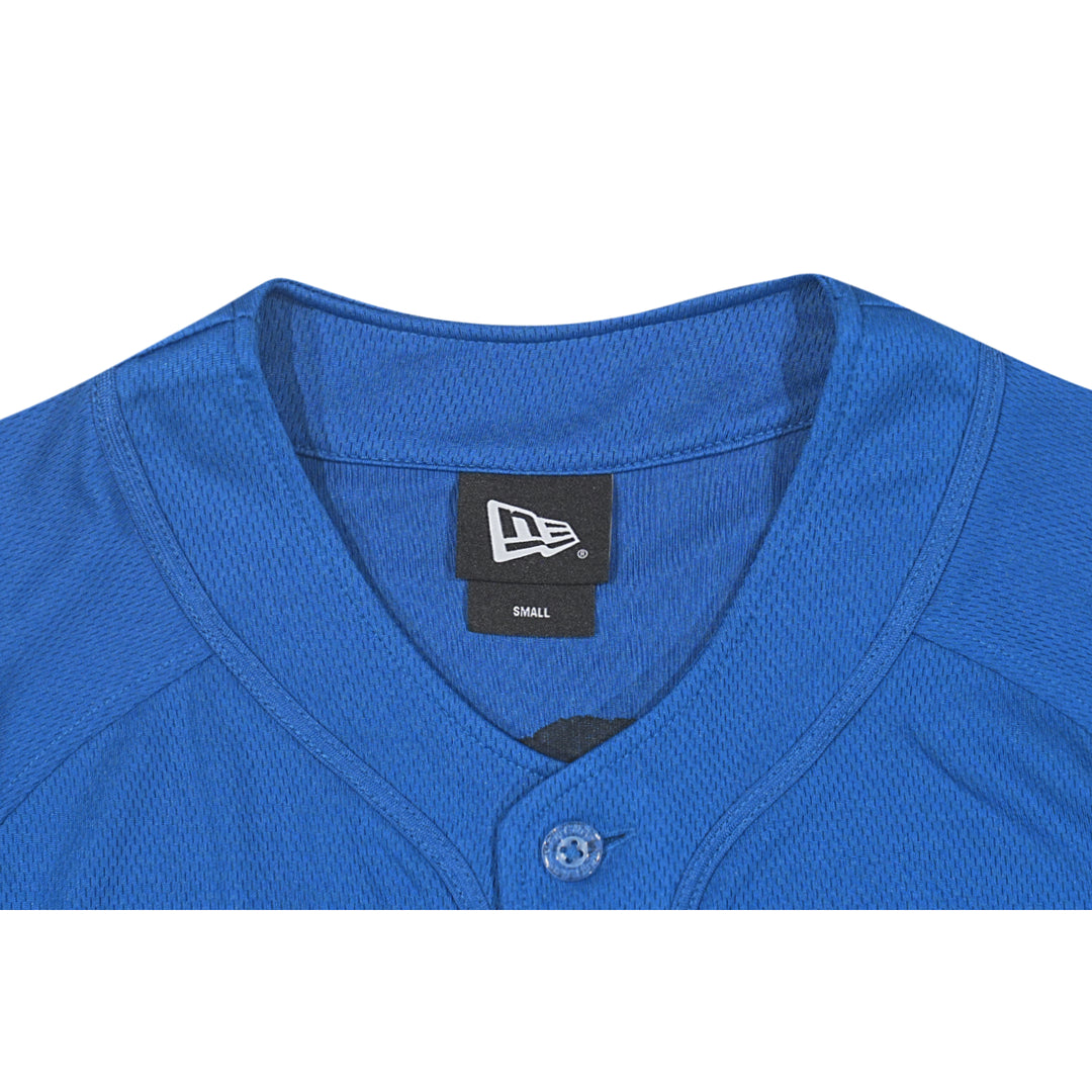 Minnesota Timberwolves NBA Hardwood Classics  Short Sleeve Seashore Blue Baseball Jersey