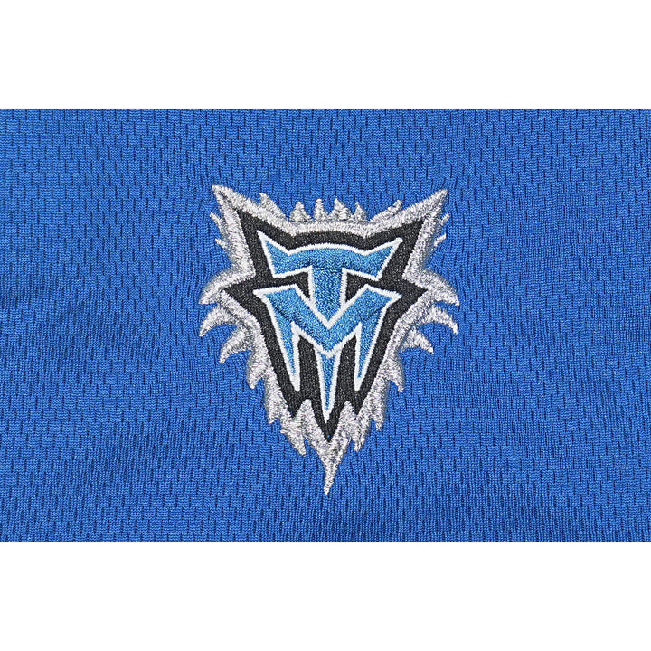 Minnesota Timberwolves NBA Hardwood Classics  Short Sleeve Seashore Blue Baseball Jersey