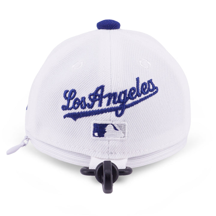 Los Angeles Dodgers New Era Fan Fam White Cap Pouch Key Holder