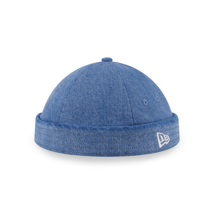 New Era Washed Skully Denim Skully