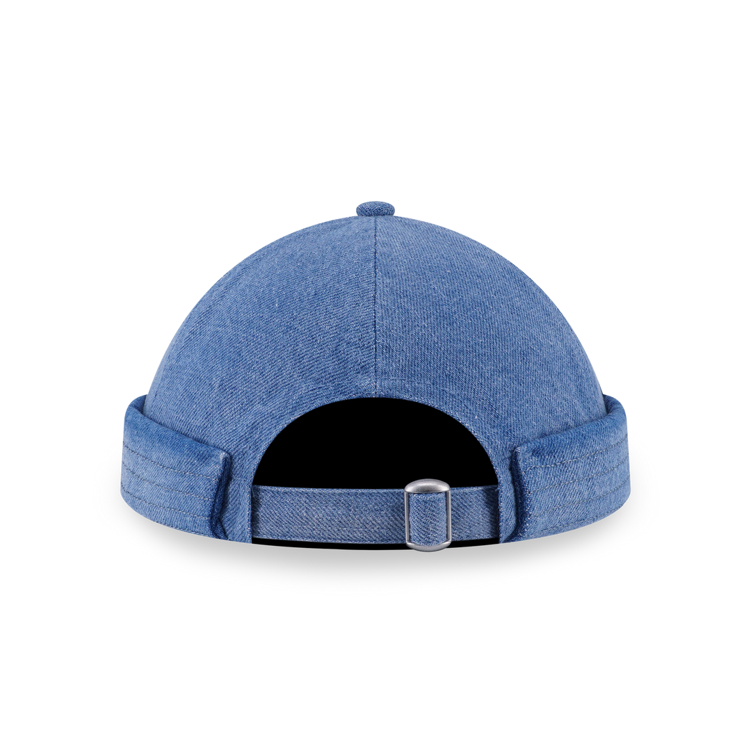 New Era Washed Skully Denim Skully