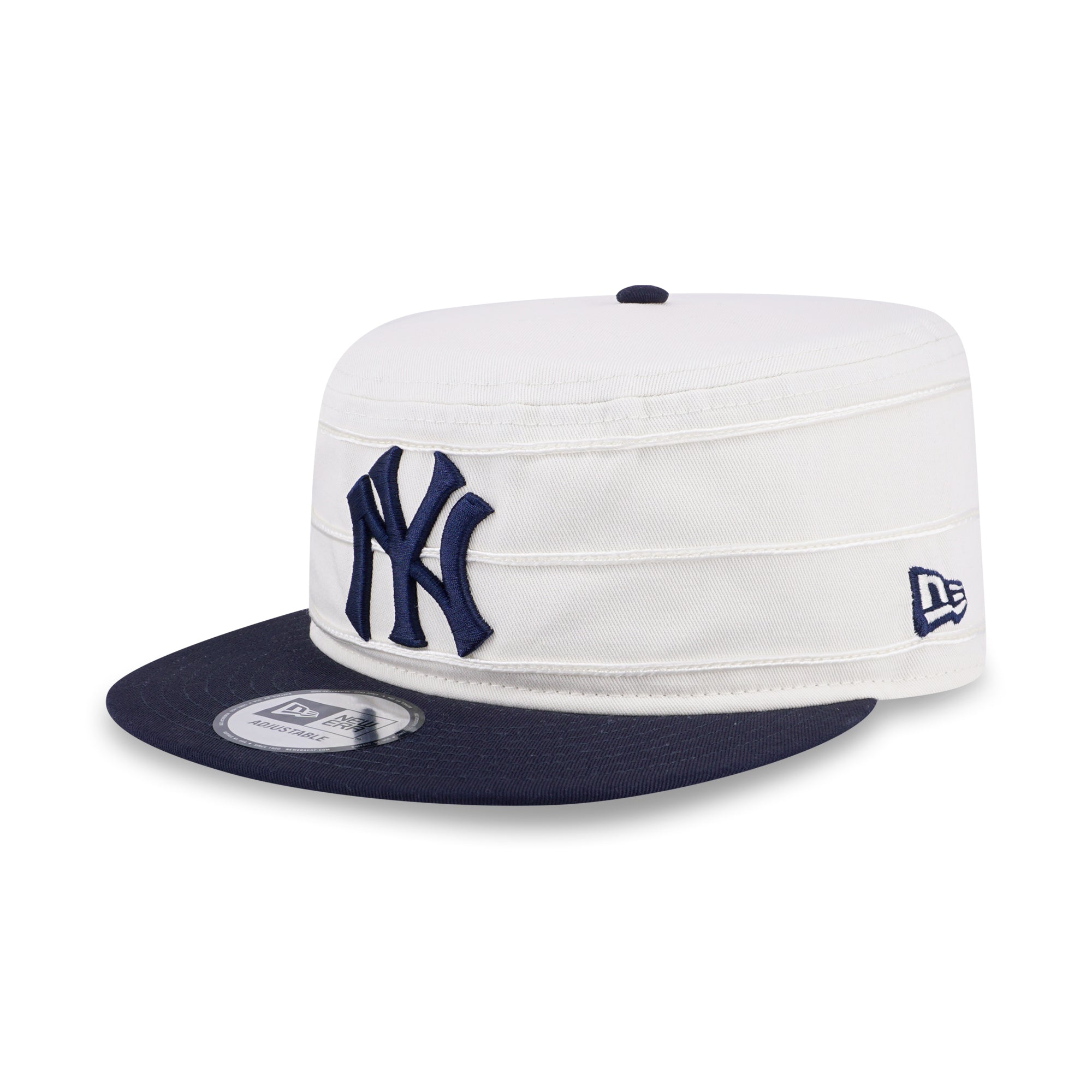 Pillbox New York Yankees Pillbox Pack 2-Tone Navy Visor Chrome