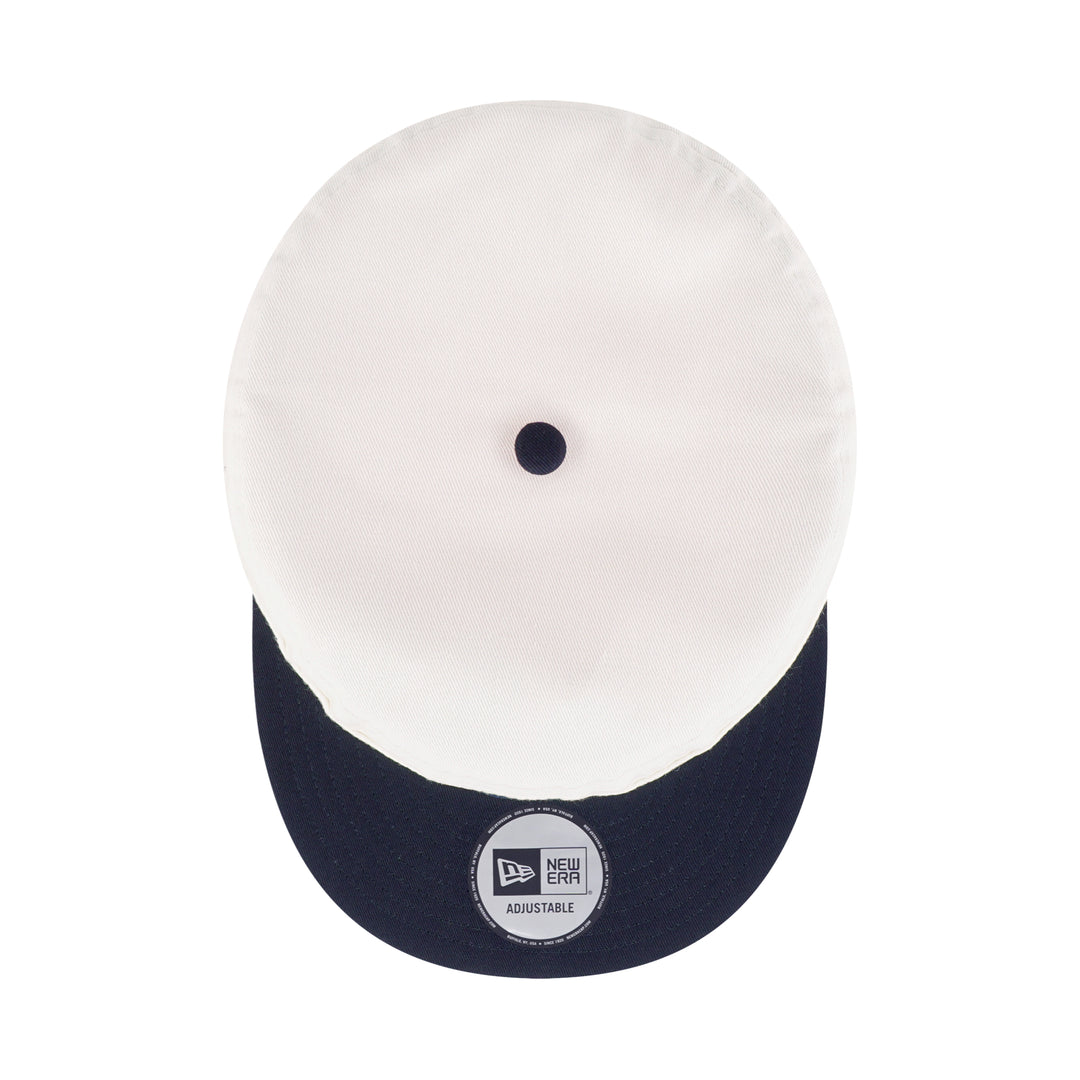 Pillbox New York Yankees Pillbox Pack 2-Tone Navy Visor Chrome White Snapback