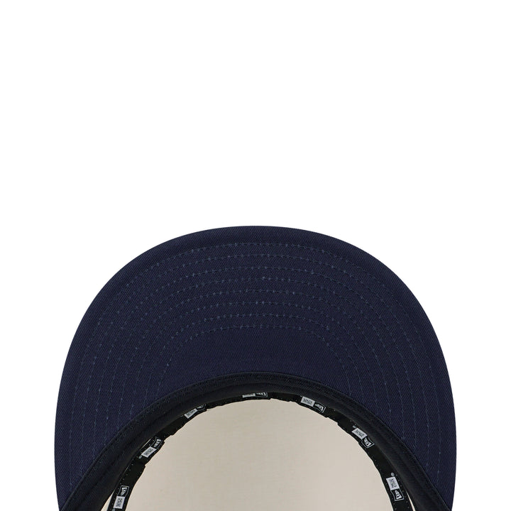 Pillbox New York Yankees Pillbox Pack 2-Tone Navy Visor Chrome White Snapback