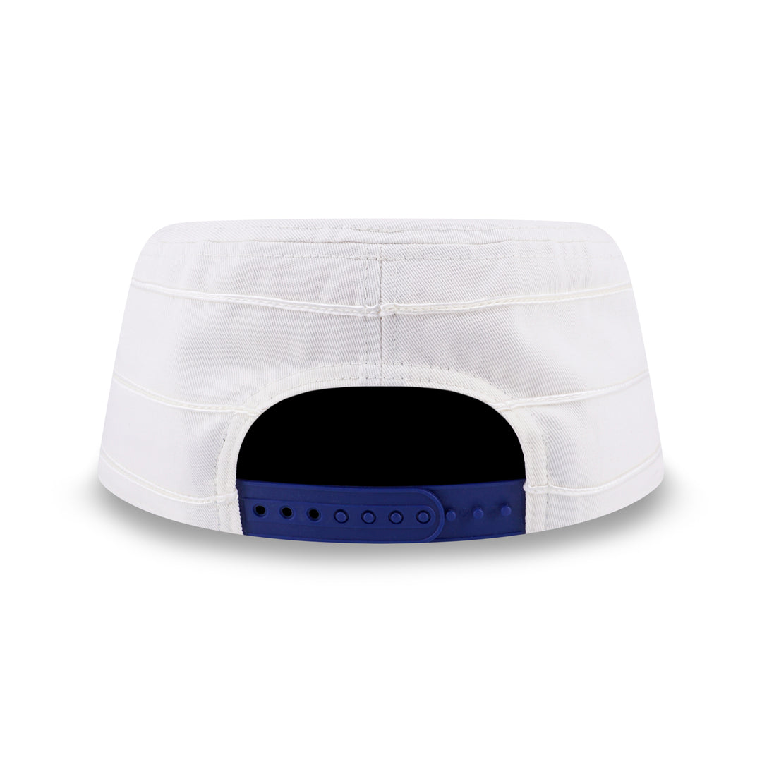 Pillbox Los Angeles Dodgers Pillbox Pack 2-Tone Dark Royal Visor Chrome White Snapback