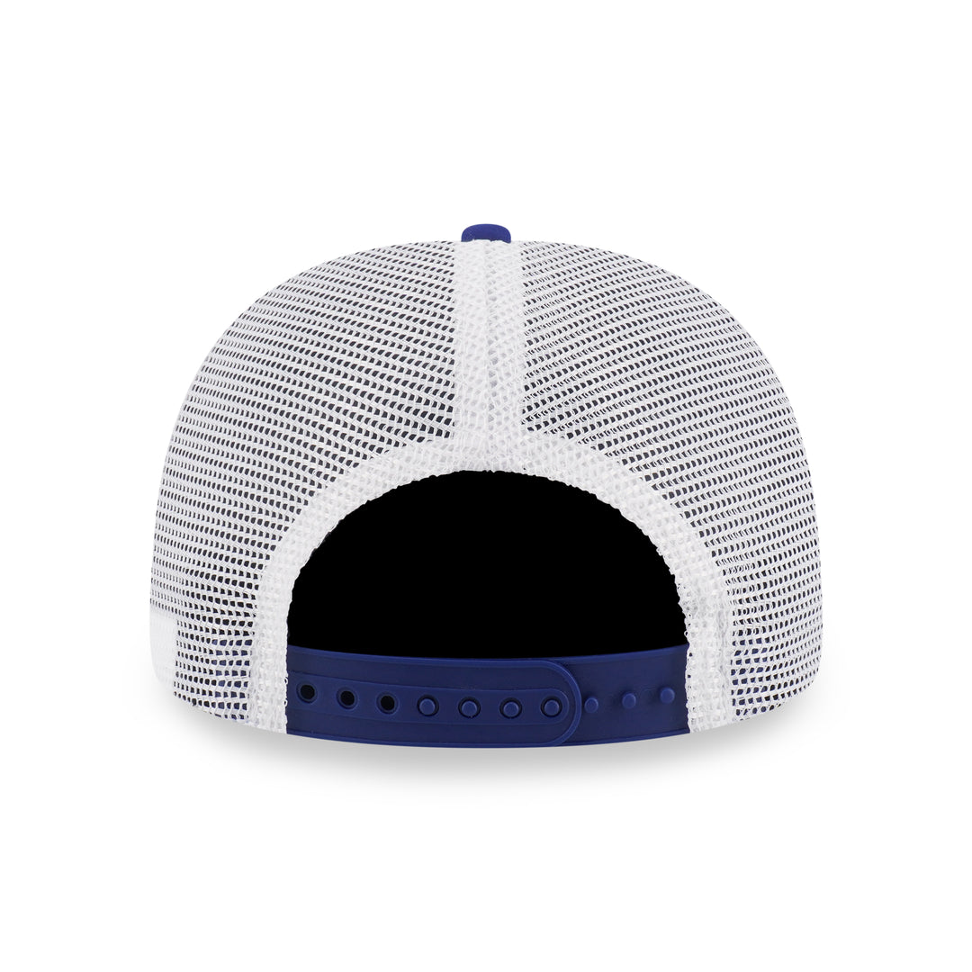 9SEVENTY Trucker Los Angeles Dodgers 2-Tone Dark Royal Visor Gray Stretch Snapback