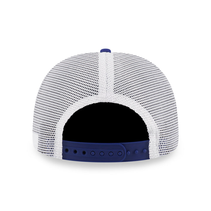 9SEVENTY Trucker Los Angeles Dodgers 2-Tone Dark Royal Visor Gray Stretch Snapback