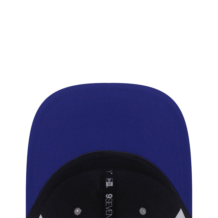 9SEVENTY Trucker Los Angeles Dodgers 2-Tone Dark Royal Visor Gray Stretch Snapback