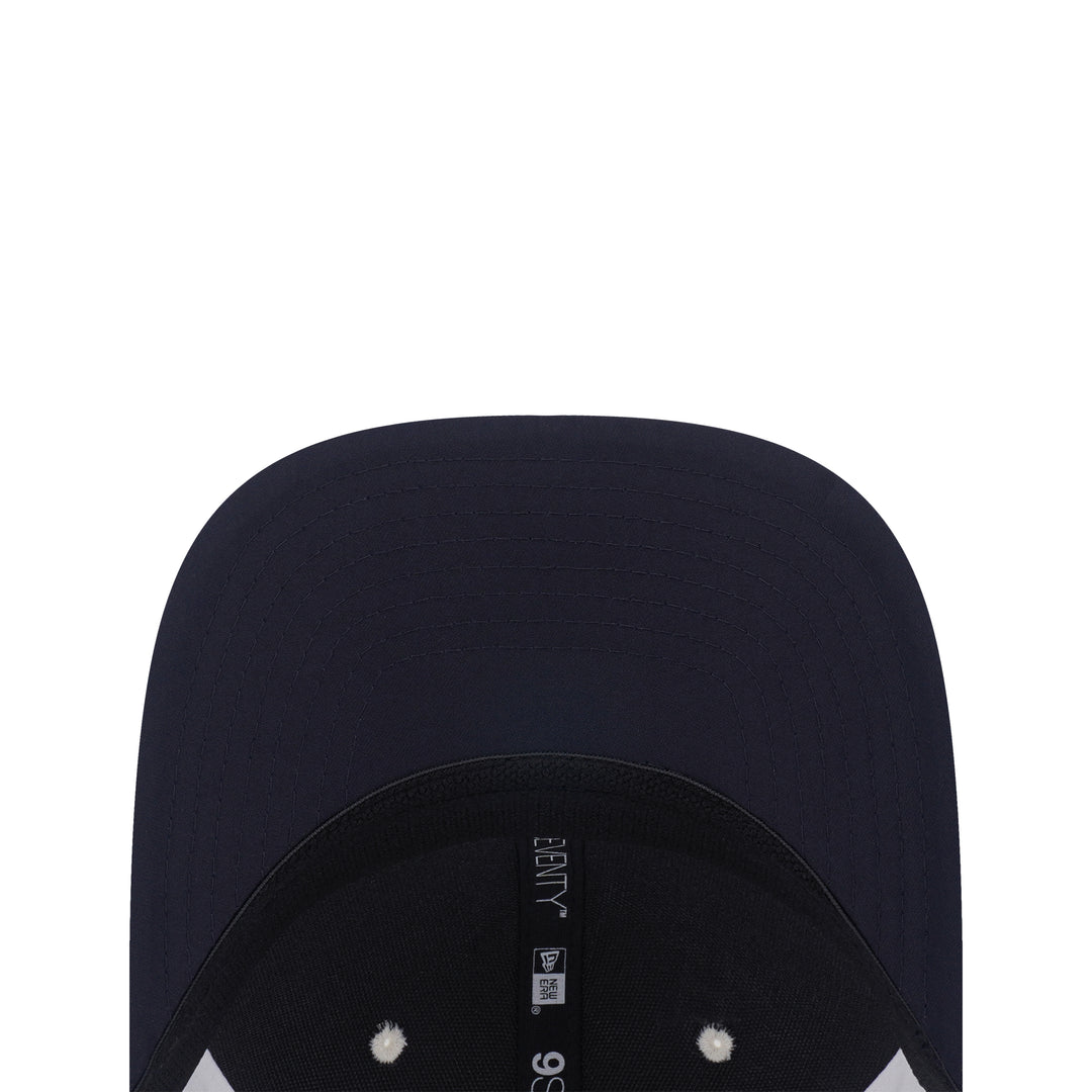 9SEVENTY Trucker Detroit Tigers 2-Tone Navy Visor Chrome White Stretch Snapback