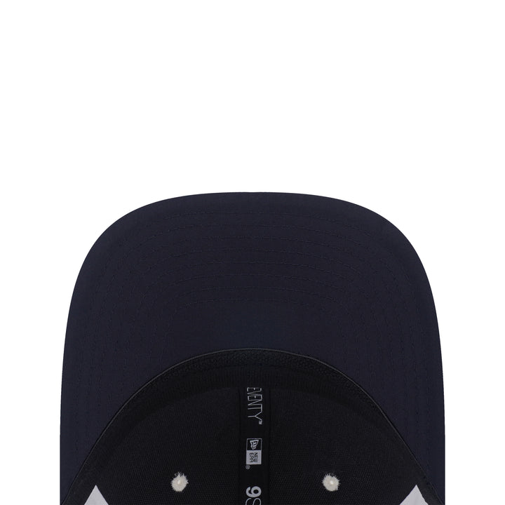 9SEVENTY Trucker Detroit Tigers 2-Tone Navy Visor Chrome White Stretch Snapback