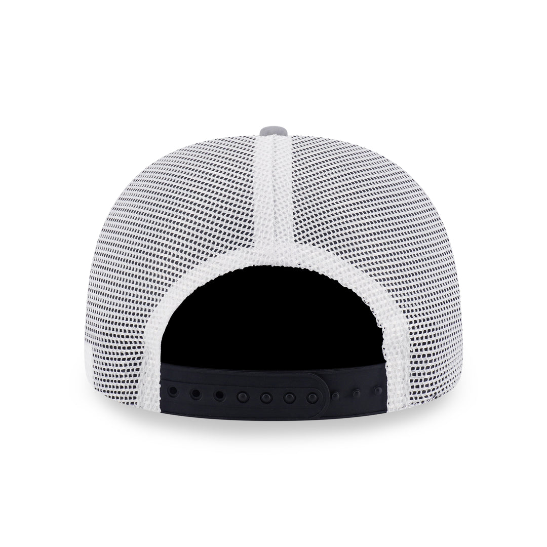 9SEVENTY Trucker Chicago White Sox 2-Tone Gray Visor Black Stretch Snapback