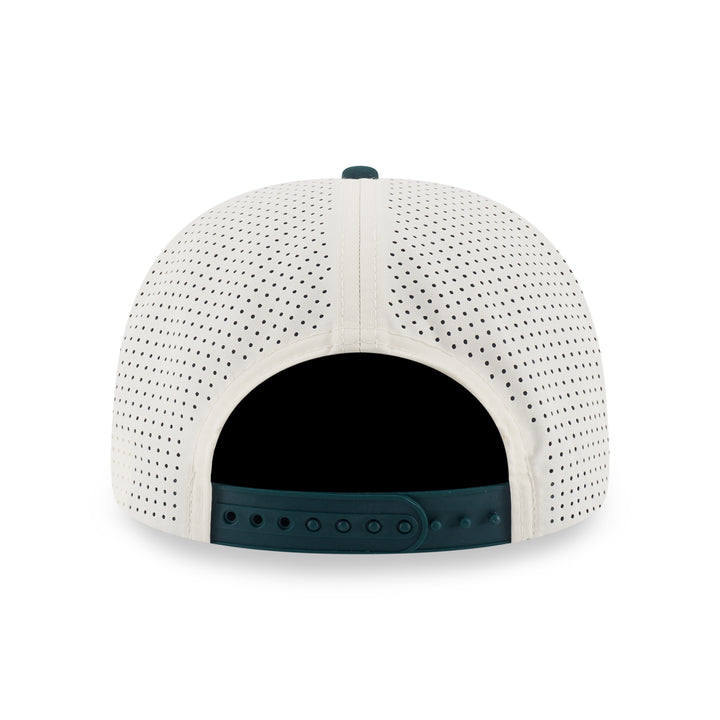 9SEVENTY Athletics Gradient 2-Tone Cilantro Green Visor Chrome White Stretch Snapback