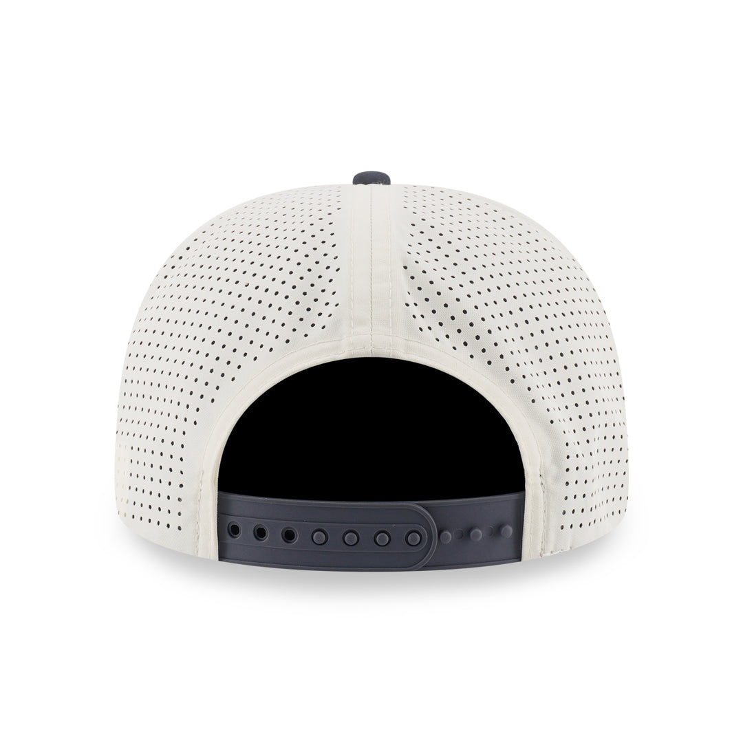9SEVENTY Chicago White Sox Gradient 2-Tone Graphite Visor Chrome White Stretch Snapback