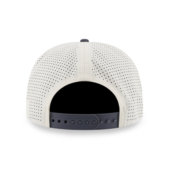 9SEVENTY Chicago White Sox Gradient 2-Tone Graphite Visor Chrome White Stretch Snapback