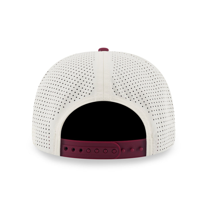 9SEVENTY Boston Red Sox Gradient 2-Tone Cardinal Visor Chrome White Stretch Snapback