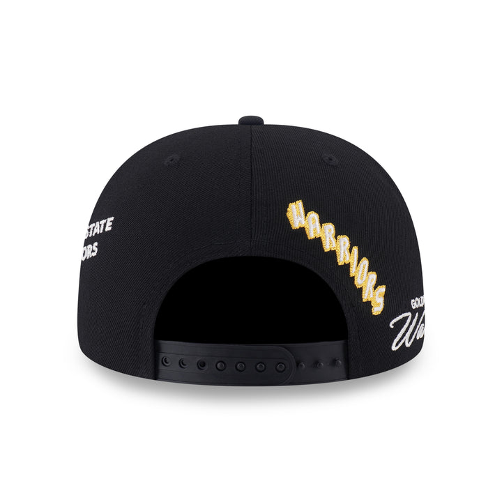 9FIFTY Golden State Warriors NBA Allover Black Snapback