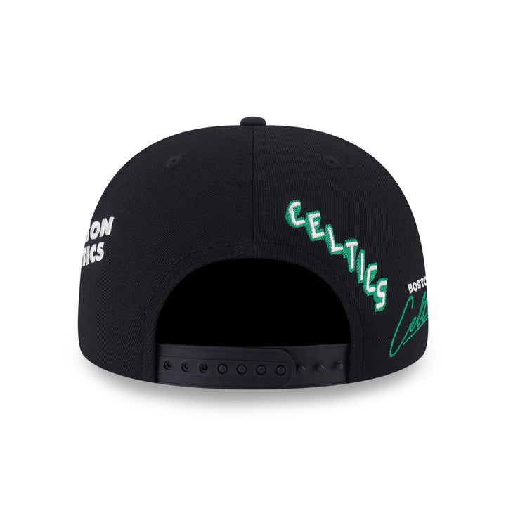 9FIFTY Boston Celtics NBA Allover Black Snapback