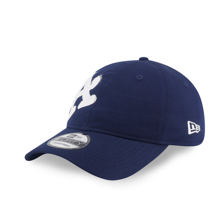 9FORTY Unstructured Los Angeles Dodgers Spray Paint Oceanside Blue Adjustable