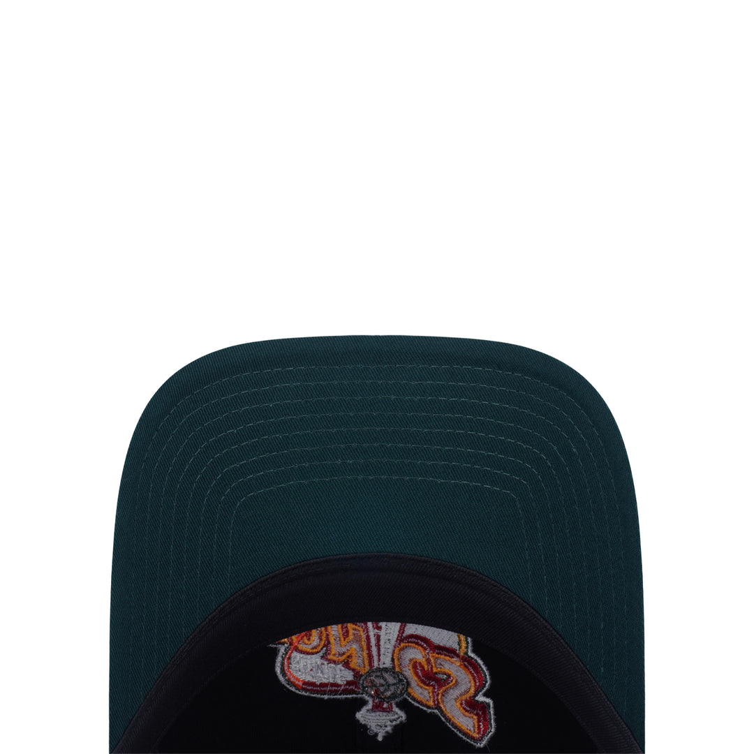 9FORTY Unstructured Seattle SuperSonics NBA Hardwood Classics 2-Tone Dark Green Visor Black Adjustable