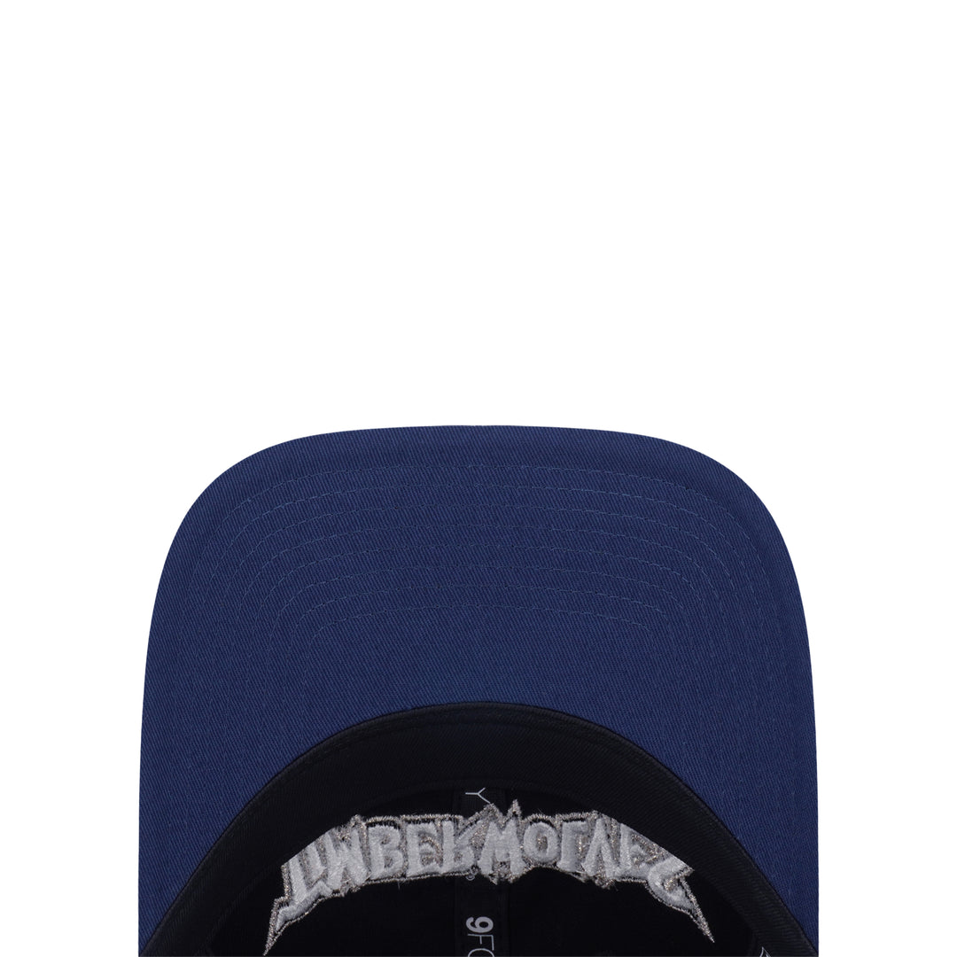 9FORTY Unstructured Minnesota Timberwolves NBA Hardwood Classics 2-Tone Deep Blue Visor Black Adjustable