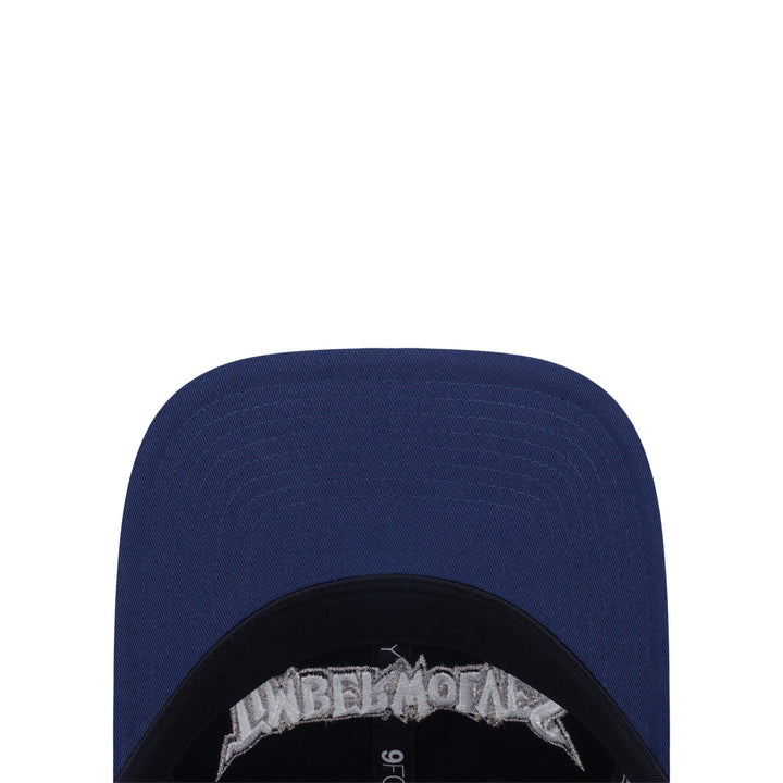 9FORTY Unstructured Minnesota Timberwolves NBA Hardwood Classics 2-Tone Deep Blue Visor Black Adjustable