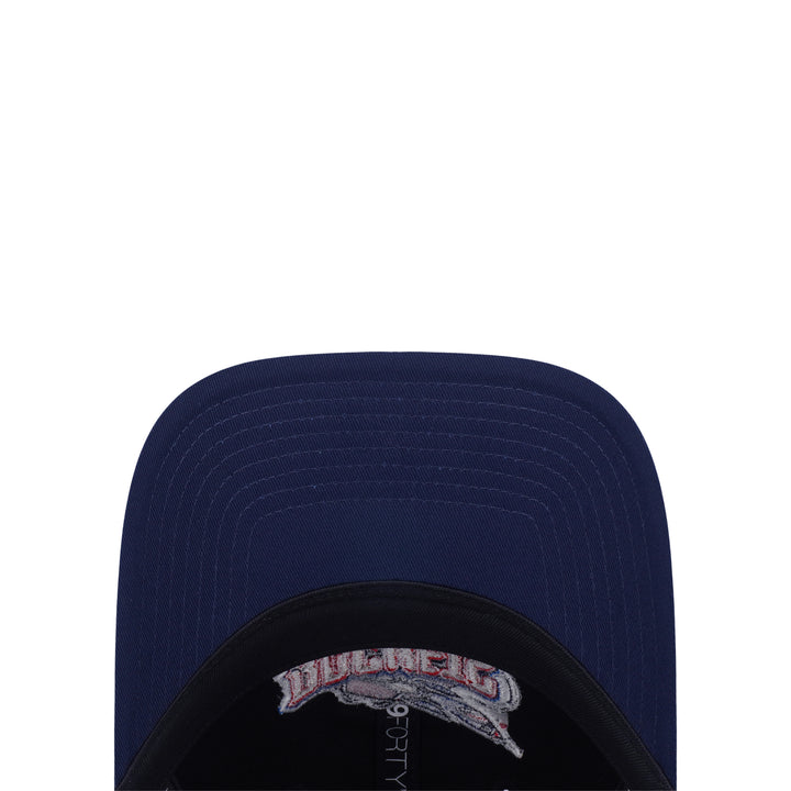 9FORTY Unstructured Houston Rockets NBA Hardwood Classics 2-Tone Oceanside Blue Visor Black Adjustable