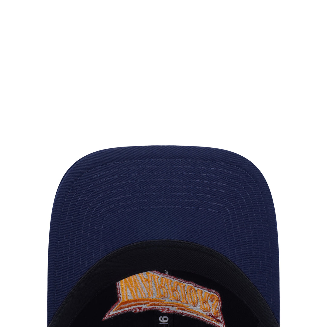 9FORTY Unstructured Golden State Warriors NBA Hardwood Classics 2-Tone Oceanside Blue Visor Black Adjustable