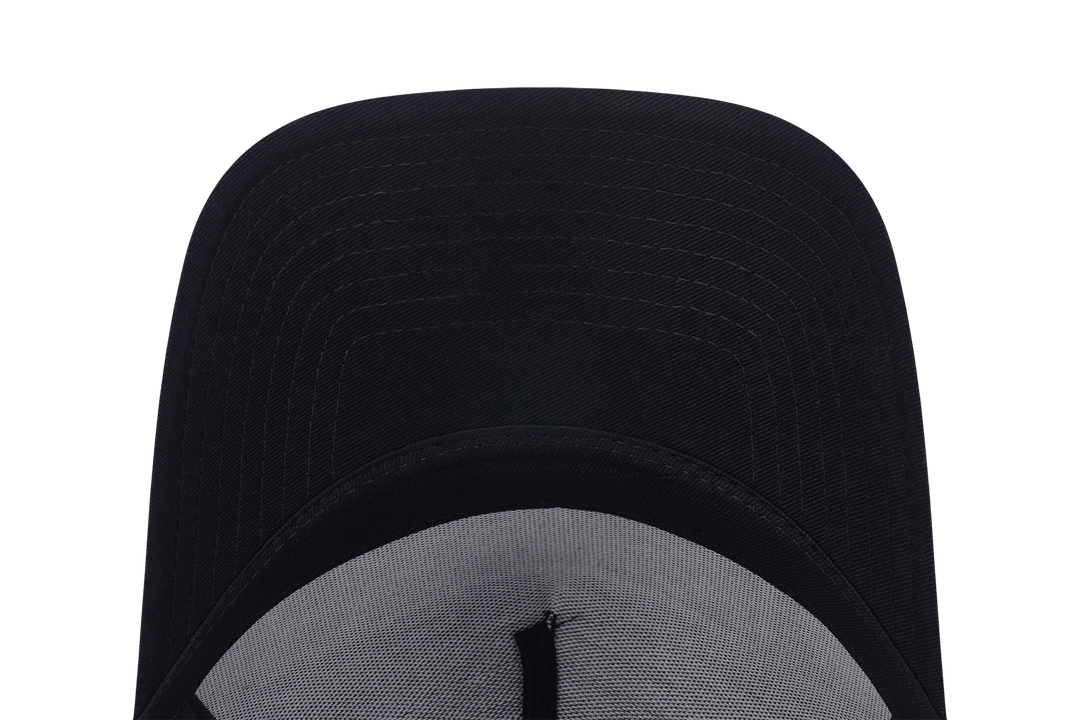 9FORTY A-Frame Trucker License Plate Black Adjustable