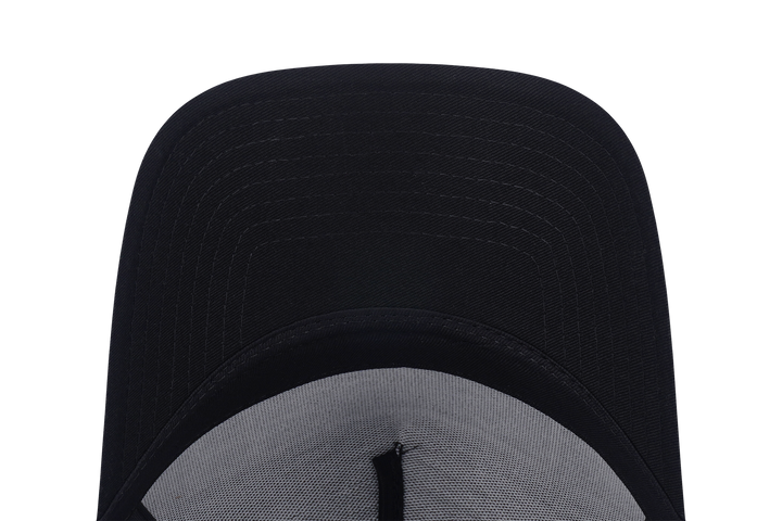 9FORTY A-Frame Trucker License Plate Black Adjustable
