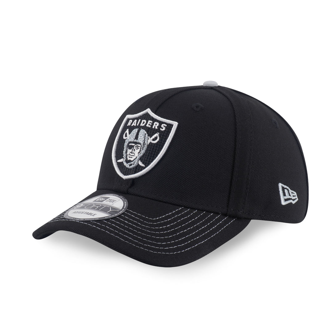 9FORTY Las Vegas Raiders New Era Fan Fam Black Adjustable