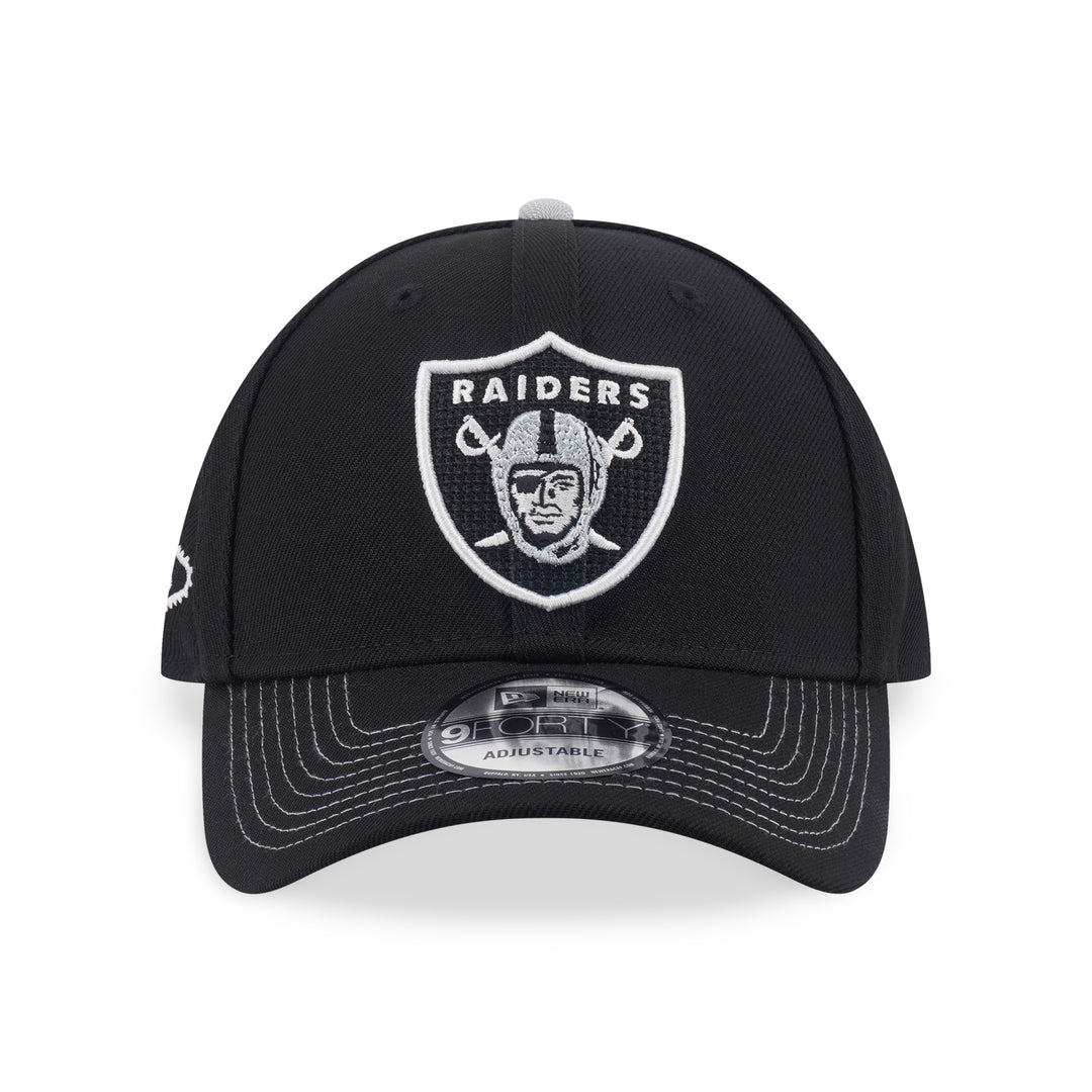 9FORTY Las Vegas Raiders New Era Fan Fam Black Adjustable