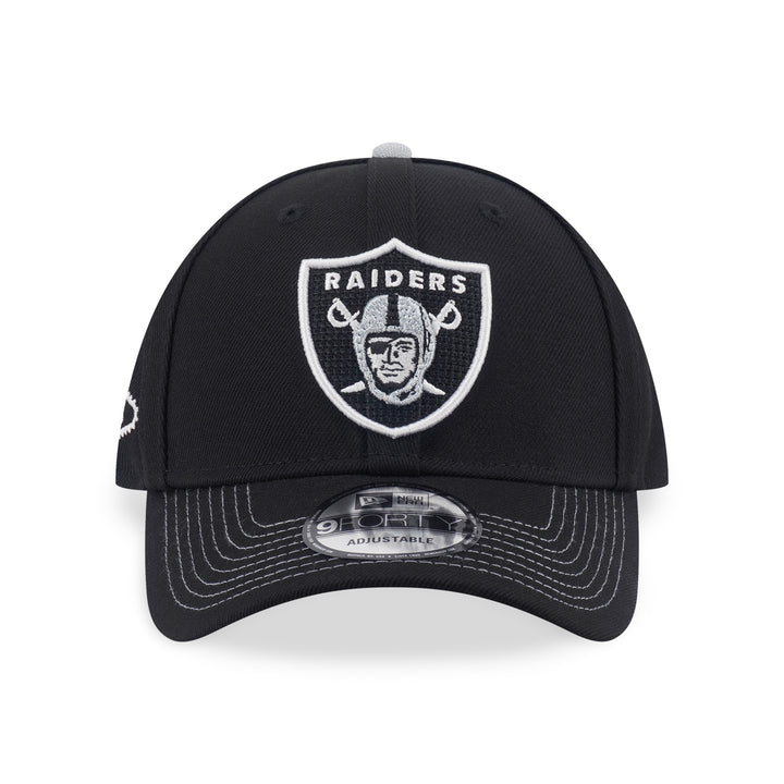9FORTY Las Vegas Raiders New Era Fan Fam Black Adjustable