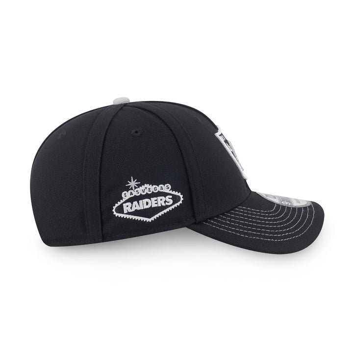 9FORTY Las Vegas Raiders New Era Fan Fam Black Adjustable
