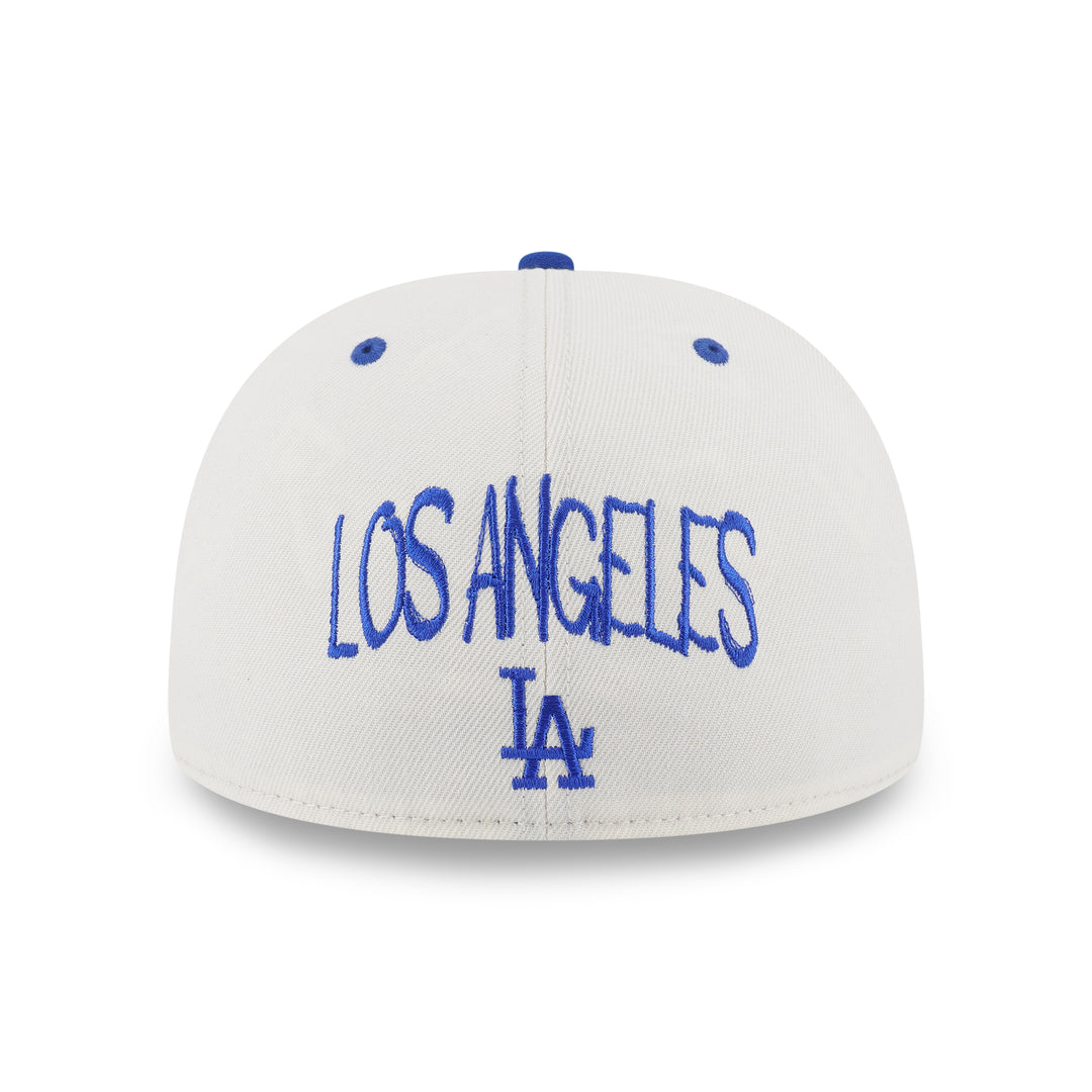 59FIFTY Los Angeles Dodgers Punkcore 2-Tone Dark Royal Visor Chrome White Fitted