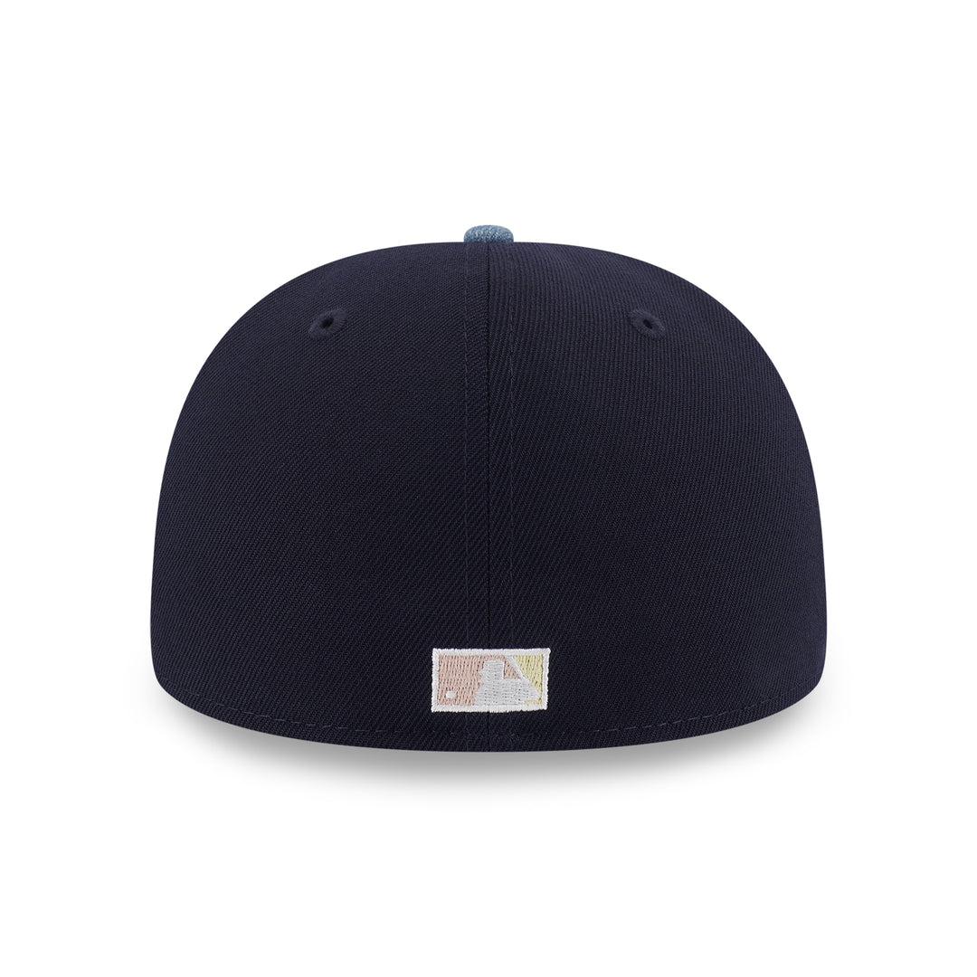 59FIFTY Los Angeles Dodgers Denim Mix 2-Tone Denim Visor Navy Fitted