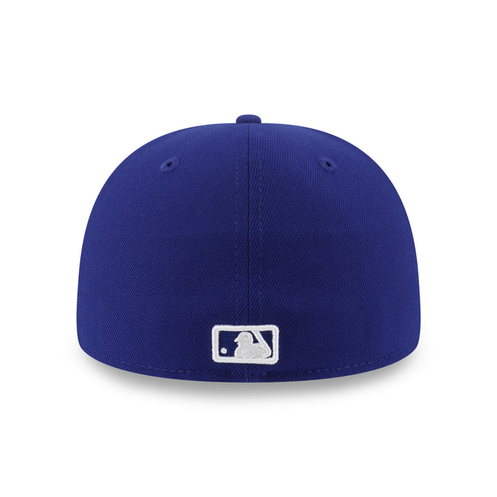 59FIFTY Los Angeles Dodgers Baseball Stitching Dark Royal Fitted