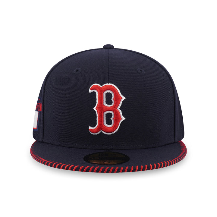 59FIFTY Boston Red Sox Baseball Stitching Navy Fitted