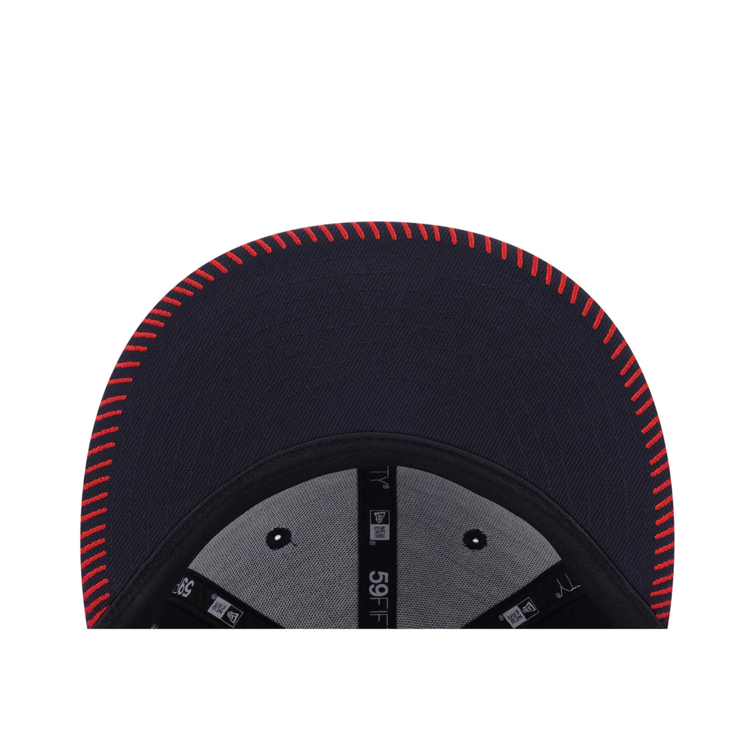 59FIFTY Boston Red Sox Baseball Stitching Navy Fitted
