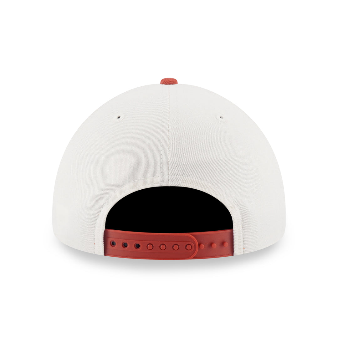 19TWENTY New York Yankees 19TWENTY Pack 2-Tone Warm Flame Visor Chrome White Snapback
