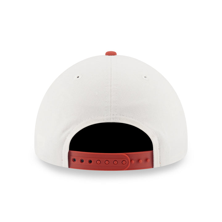 19TWENTY New York Yankees 19TWENTY Pack 2-Tone Warm Flame Visor Chrome White Snapback