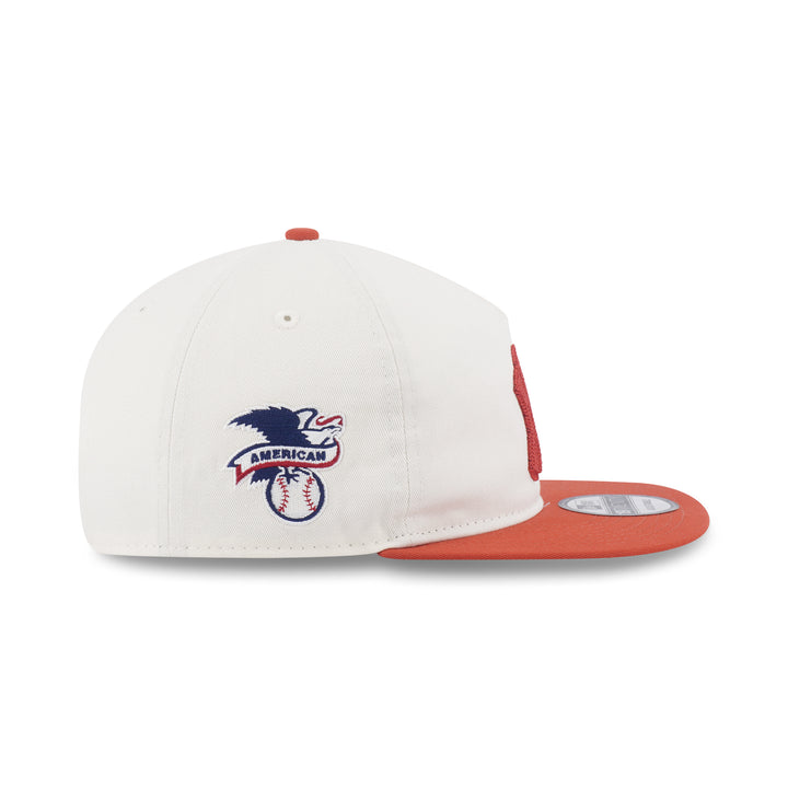 19TWENTY New York Yankees 19TWENTY Pack 2-Tone Warm Flame Visor Chrome White Snapback